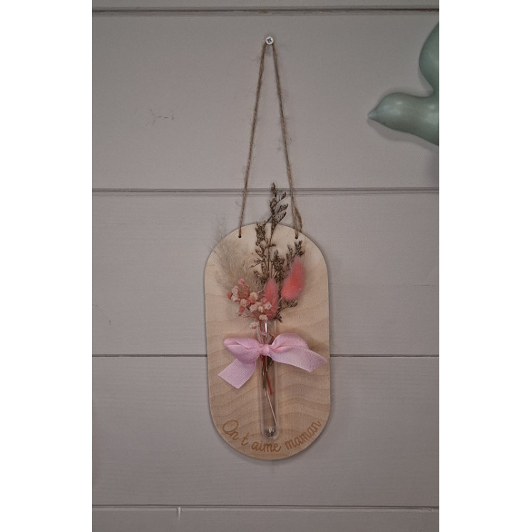 Suspension avec fleurs