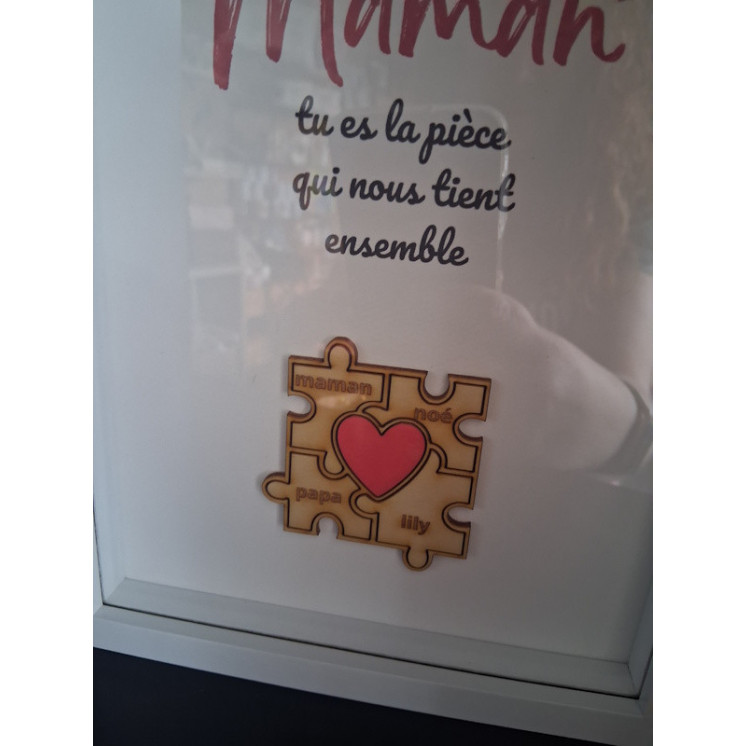 Cadre maman puzzle