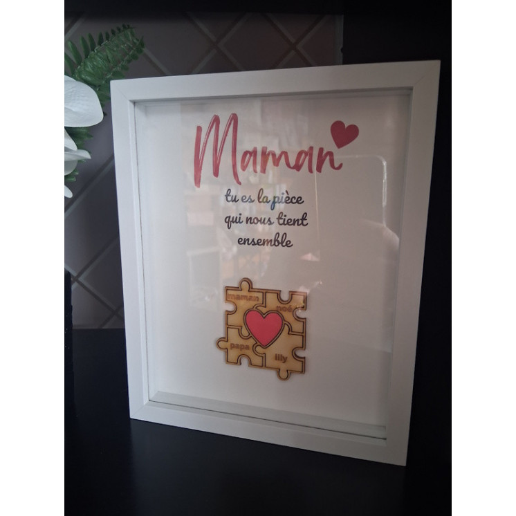 Cadre maman puzzle