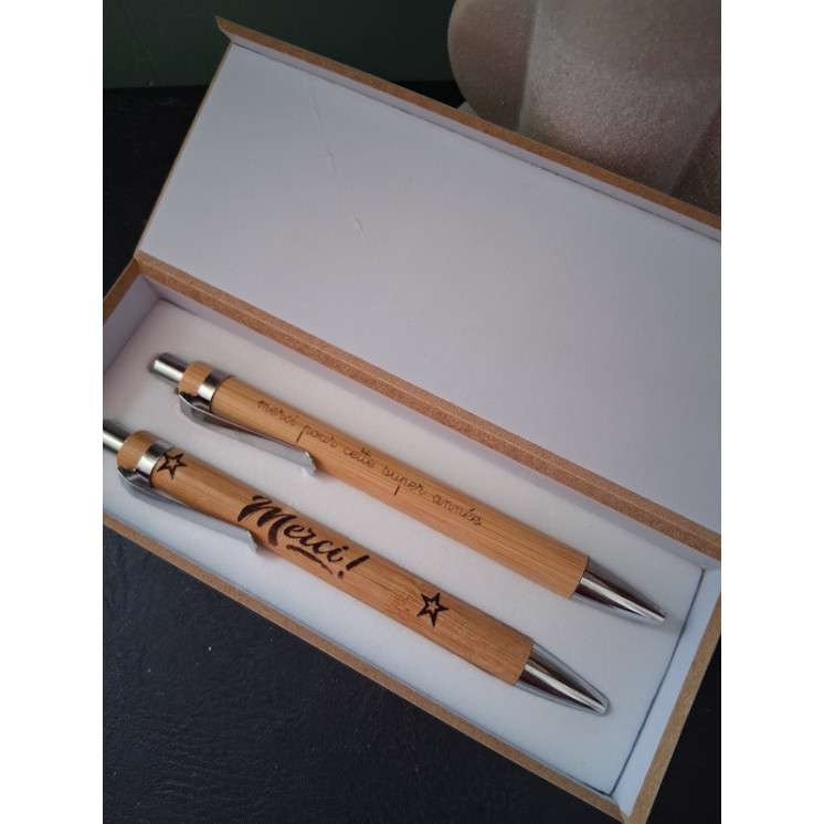Plumier et stylo bois