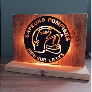 Lampe bois