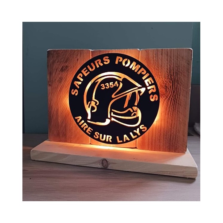 Lampe bois