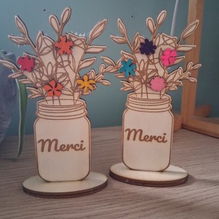 Bocal fleuri