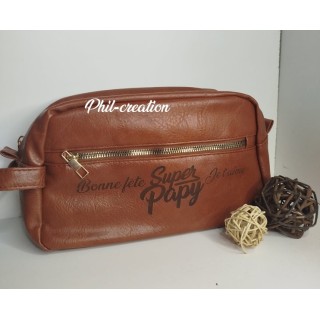 Trousse de toilette Camel en simili