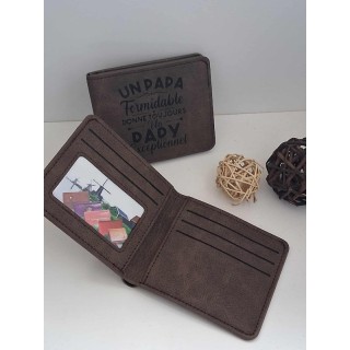 Porte feuille marron