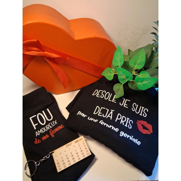 Box chausette et boxer homme