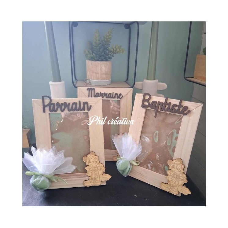 Cadre pour baptême