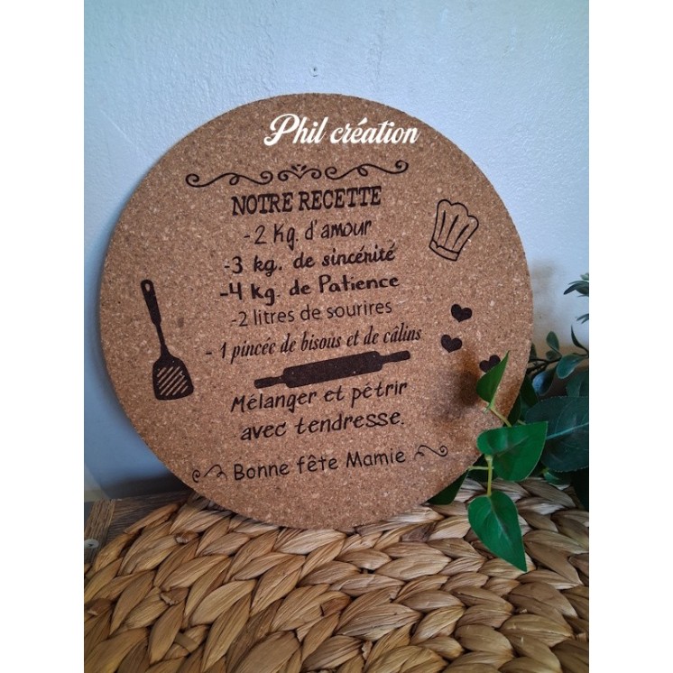 Dessous de plat en liège