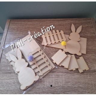 Kit a peindre panier paques