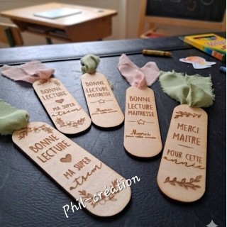 Marque page en bois