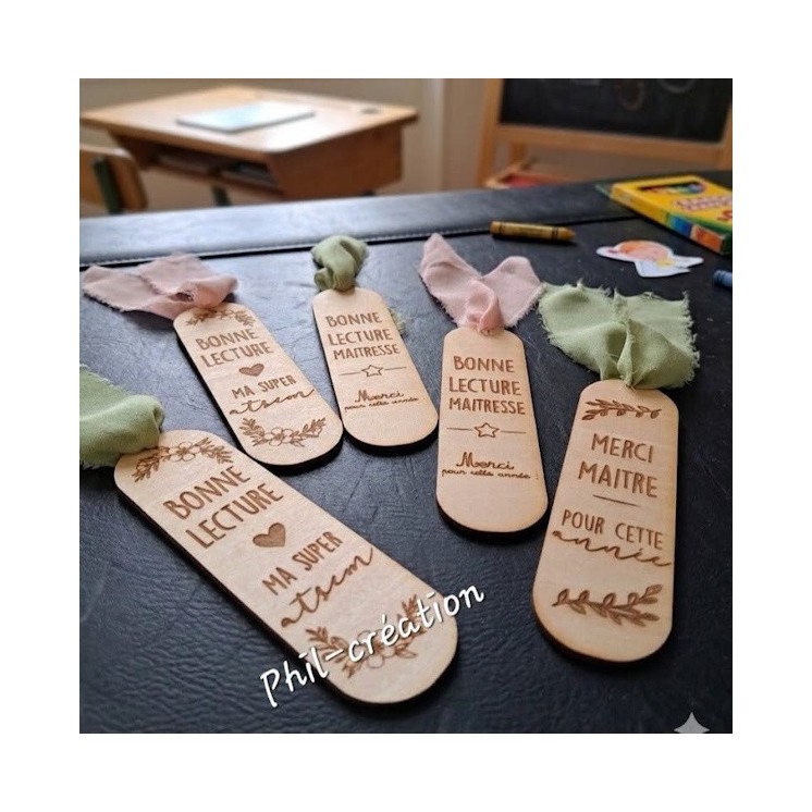 Marque page en bois